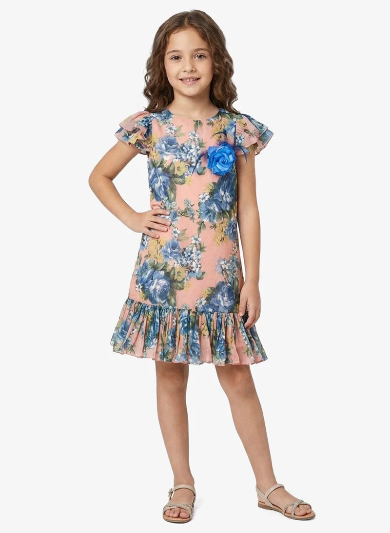 Little Golden Apple Little Floral Print Dress
